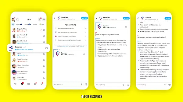 Snapchat 推出赞助 AI 聊天机器人,开启私信内品牌互动新场景