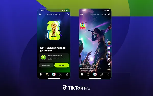 TikTok推出独立活动应用TikTok Pro Events